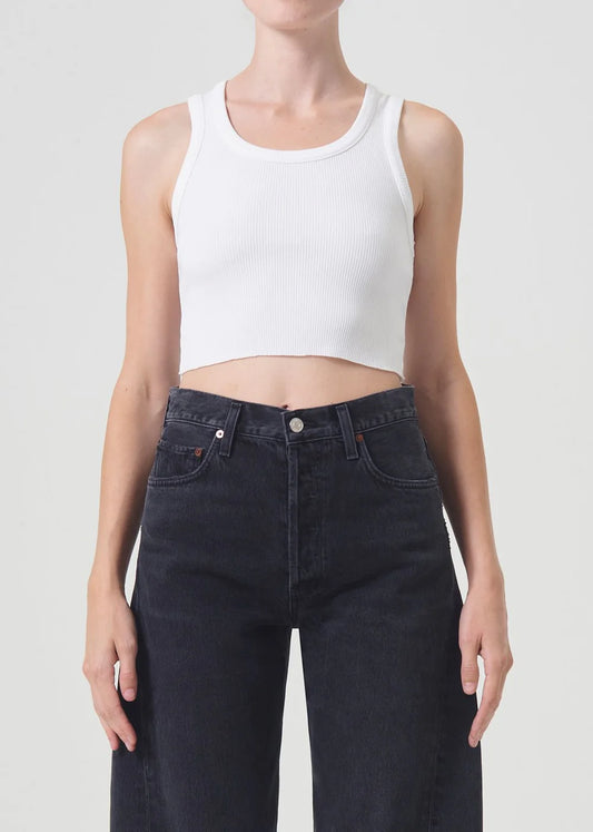 AGOLDE Cropped Poppy Tank