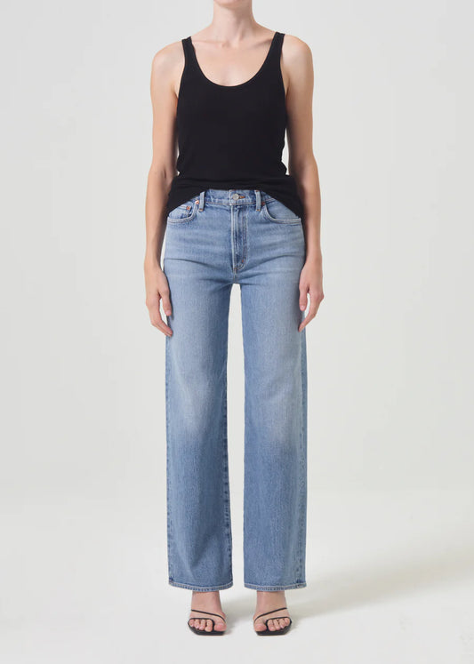 AGOLDE Harper Straight Jean (Stretch) in Flash