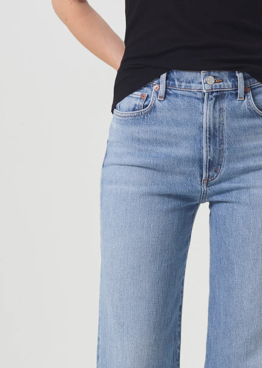 AGOLDE Harper Straight Jean (Stretch) in Flash