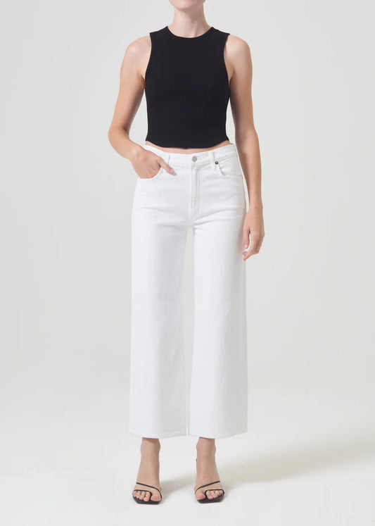 AGOLDE Harper Crop Jean in Sour Cream