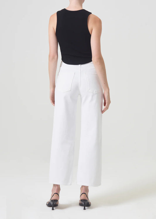 AGOLDE Harper Crop Jean in Sour Cream